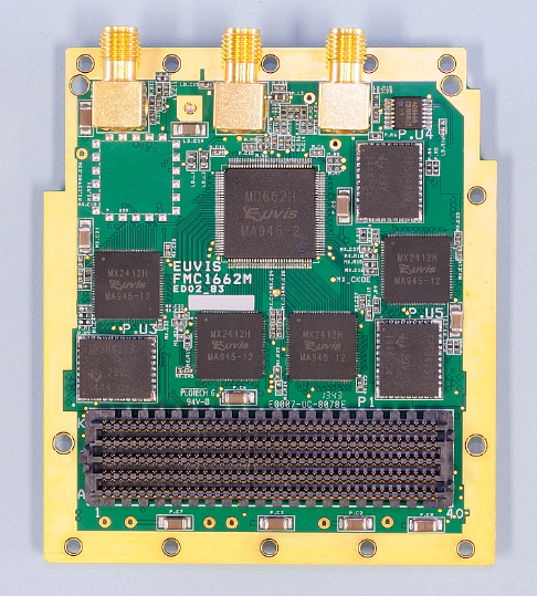 EUVIS 8-GSPS DAC + 2:1 MUX 的單寬度 FMC 模塊 - FMC1662M