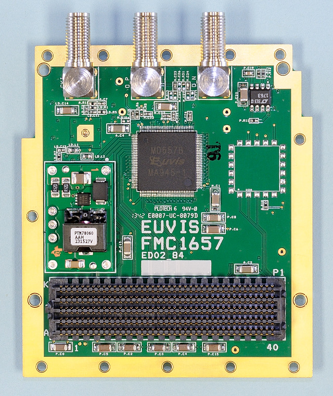 EUVIS 5-GSPS DAC FMC 模塊 - FMC1657