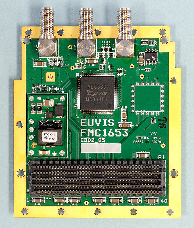 4-GSPS DAC FMC 模塊 - FMC1653 EUVIS